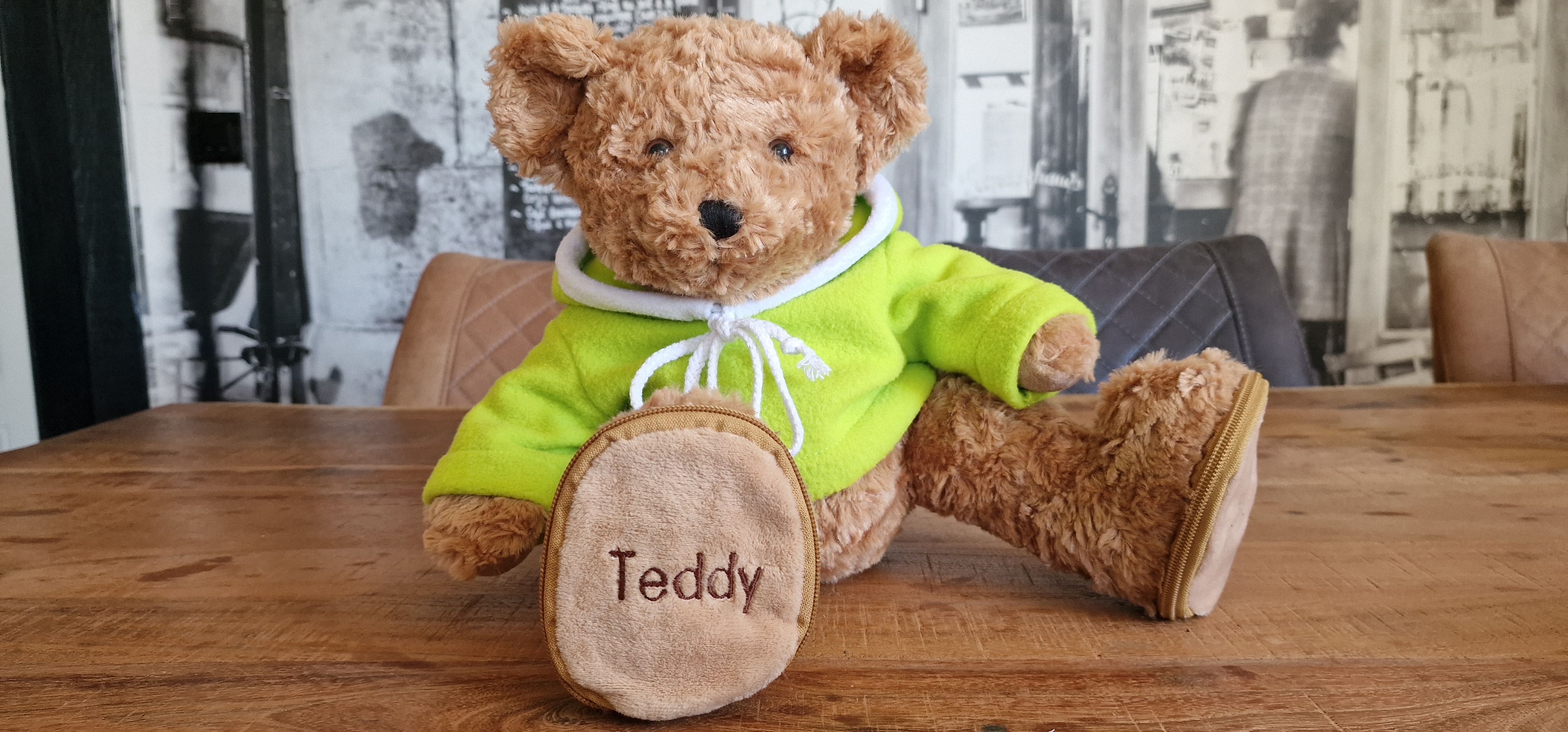 Ourson personnalisé - Cadeau de naissance original avec peluche et prénom