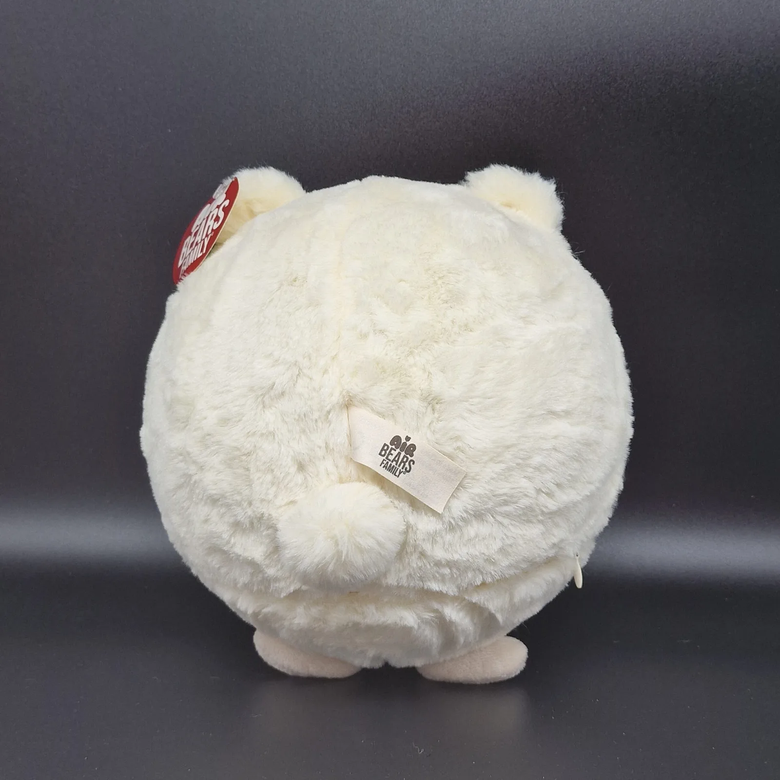 Peluche gonflable blanche avec prénom